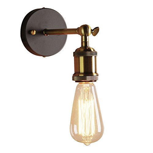 Diseño con texto en Buyee lámpara de pared lámpara de latón Industrial Edison Lámpara de pared rústico Vintage Retro Lámpara de pared