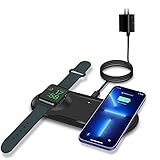 2 in 1 Wireless Charger,20W Dual Wireless Charging Pad for iPhone 14 13 12 11 Pro Max Plus XS X,iWat