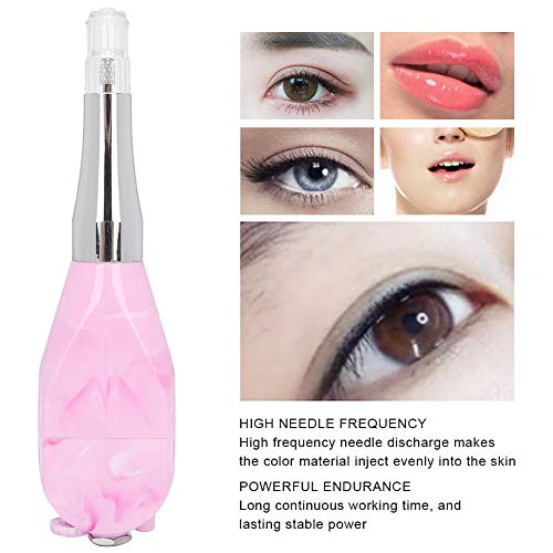 Semi‑Permanent Makeup Machine, Portable Multifunctional Low Noise Microblading Machine, Eyebrow Eyeliner Lips Tattoo Makeup Machine, Without Needles #TOP2