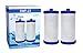 Dista - Refrigerator Water Filter Compatible with WF1CB WFCB, RF100, RG100, NGRG2000, RF-100, RG-100, NGRG-2000 Frigidaire Puresource & Kenmore 46-9906, 469906, 9906, 46-9910, 469910, 9910.