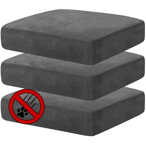 MAXIJIN Velvet Stretch Cushion Covers Cover