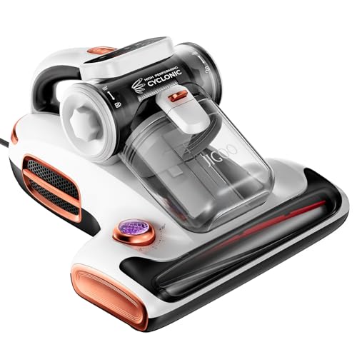 JIGOO T600 Mattress Vacuum Cleaner with UV-C...