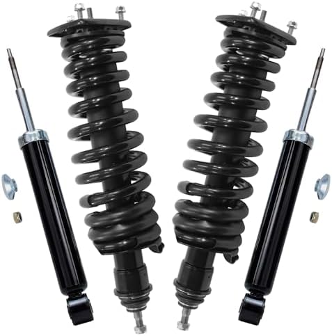 Amazon.com: Detroit Axle - Rear Struts Front Shocks for Mercedes-Benz ...