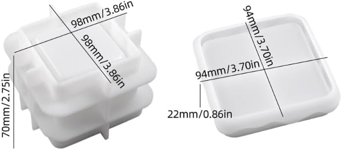Multifuntional Storage Box Molds Gift Box Shape Storage Container Moulds image 5