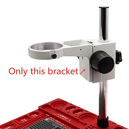 Support de microscope 76 mm pour bras binoculaire et trinoculaire de laboratoire