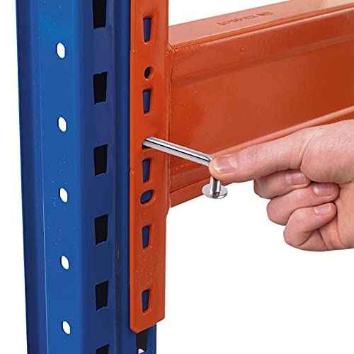 HOIGON 100 PCS Universal Pallet Rack Drop Pin, Round Head Pallet Rack