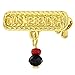 Dios Me Bendiga Baby Pin Brooch Simulated Azabache Evil Eye Protection Newborn