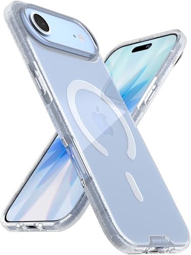 Image of Smartish iPhone Air MagSafe Clear Case - Gripmunk Magnetic Slim Case [Lightweight + Protective] Anti-Yellowing Thin Grip Clear Cover for Apple iPhone Air - Clearly Clear