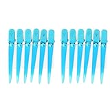 12-Piece Steel Hair Sectioning Clips, 3.54 Inch Styling Hairpins with Spring for...