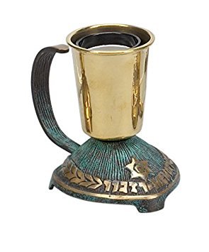 Israel Coins and Medals Corp. L-971 Electric Yahrzeit Memorial Holder with Bulb