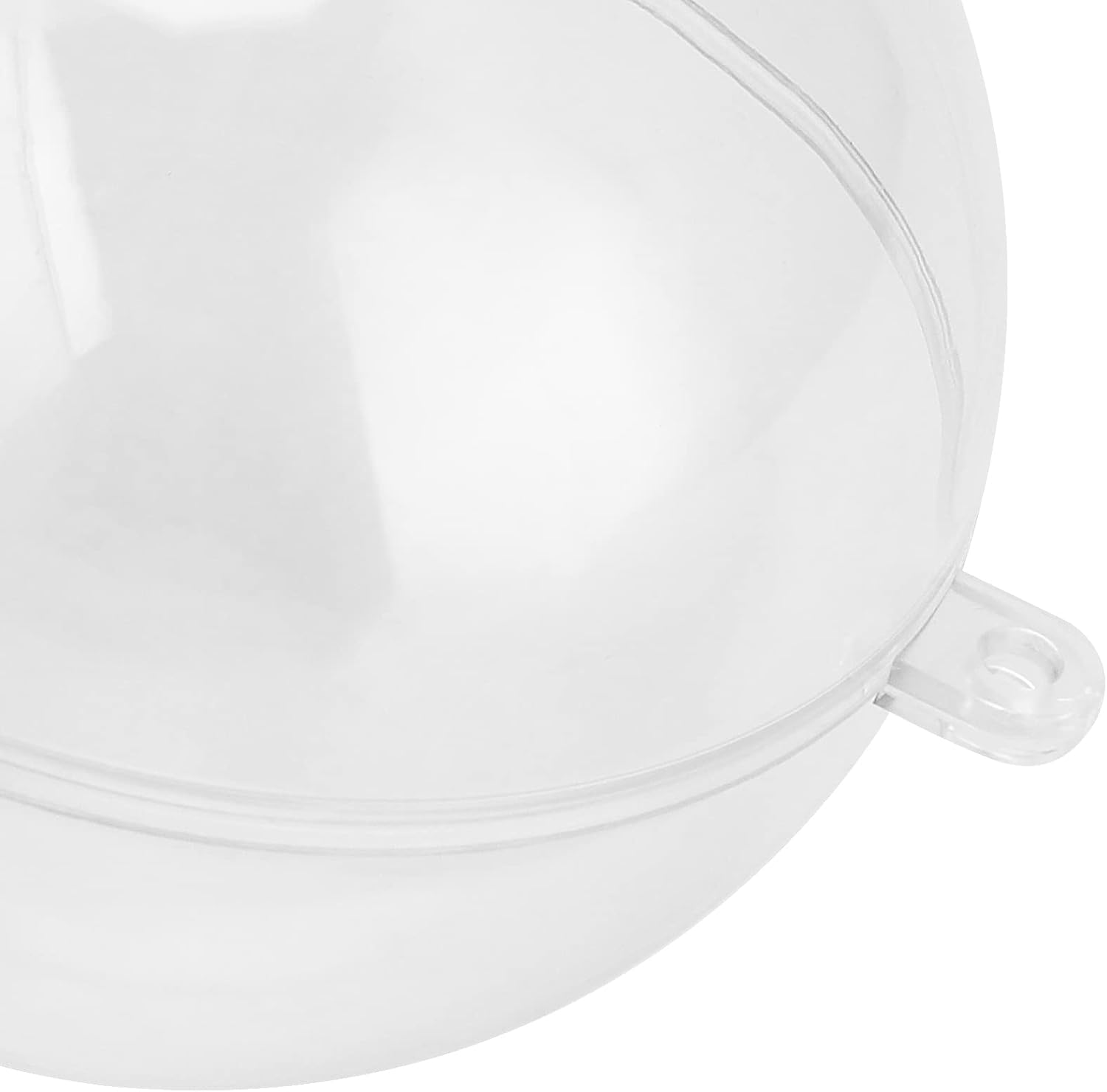 NINGWAAN 40 Pack 3.54 Inch Acrylic Hanging Globe, Plastic Hanging Ball for Miniature Landscaping, Air Plants, Display Holder and Wedding Home Decor