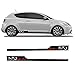 2 FASCE ADESIVE COMPATIBILE CON ALFA ROMEO MITO AUTO TUNING (BORDO)