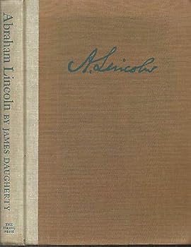 Abraham Lincoln James Daugherty Viking Press HC 1943 author illustrated lithos
