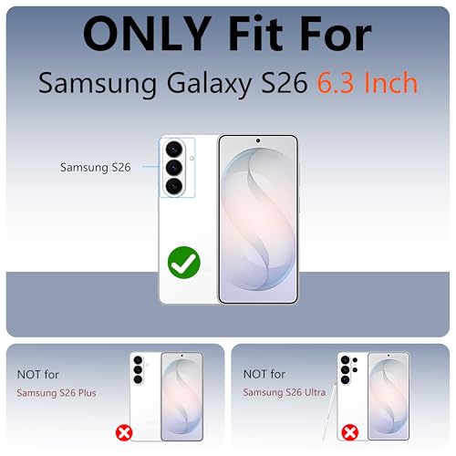 Coque Samsung S26 MagSafe antichoc violette avec protection écran
