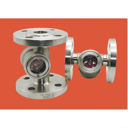 Indicateur de débit d'eau de haute précision en inox 304 DN20 à bride industrielle - 6
