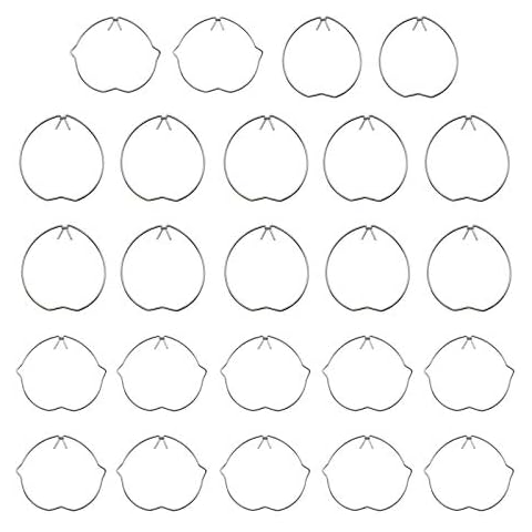 24 unids lámpara de retención anillos de resorte cierre clip titulares Cover