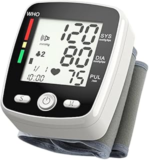 Blood Pressure Monitor, Wrist BP Monitor Irregular Heart Beat Detection Cuff Automatic