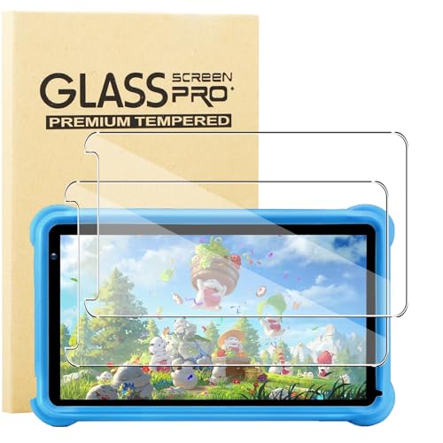Schutzfolie für qunyiCO Kinder Tablet Y7 7 Zoll Folie, 2 Stück 9H Härte [Anti-Kratzen] Anti-Fingerabdruck Gehärtetem Schutzglas, HD [Hohe Empfindlichkeit] Displayschutzfolie für qunyiCO Tablet