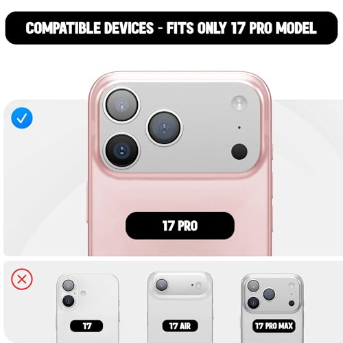 Image of Kratos Soft Silicone Case Cover Compatible with iPhone 17 Pro - Everyday Comfort Protection, Wireless Magnetic Charging Case with Raised Edge Camera & Screen Protection, Shock-Resistant Design