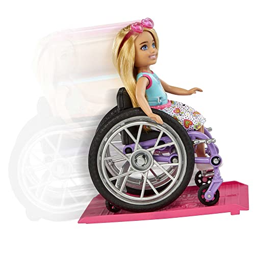 Muñeca Barbie Chelsea con Silla de Ruedas y Accesorios miniatura 4