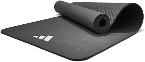 adidas Yoga Mat - Eco Friendly - Non Slip, Durable Textured Surface, 8mm