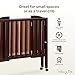 Dream On Me 2-in-1 Folding Portable Compact Mini Baby Crib in Espresso, GreenGuard Gold & JPMA, US Patented Flat Folding System, Locking Wheels,1″ Mattress Pad, Space-Saving Quck Fold Easy Storage