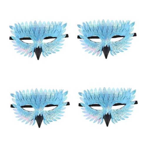 Masque mascarade hibou pour Halloween : accessoire animalier de cosplay et fêtes