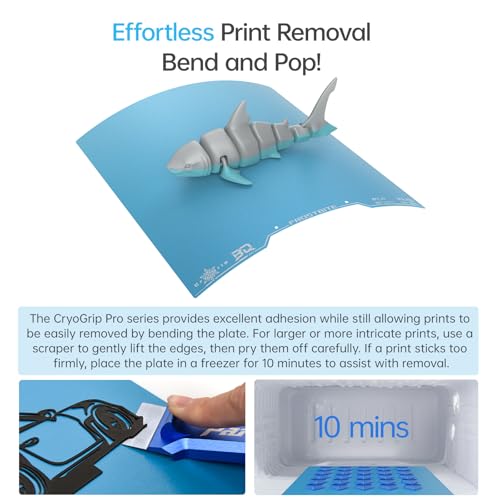 Image of BIQU CryoGrip Pro Frostbite Build Plate for Voron 300, Qidi Plus 4