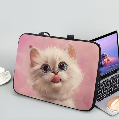 Maletín para portátil con diseño gato 17 pulgadas miniatura 2