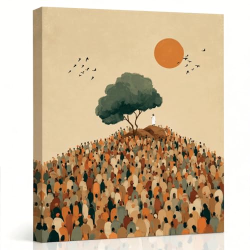 RTVJTERQ Biblical Canvas Wall Art
