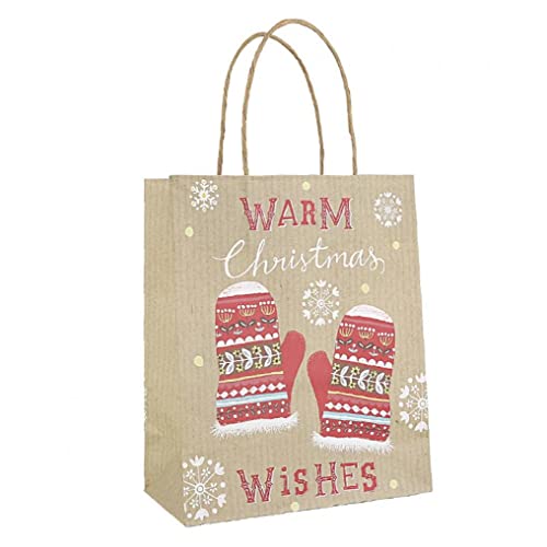 20 Sacs à Papier de Noël Solides pour Transporter vos Cadeaux sans Risque de Déchirure