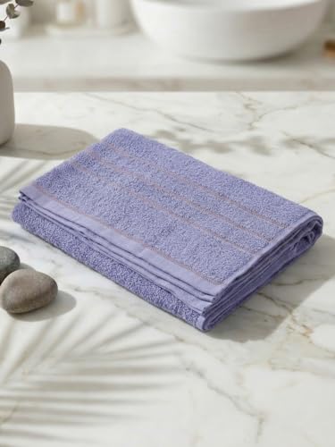 Image of Monte Carlo Essential 100% Cotton Small Bath Towel | 340 GSM Ultra Lightweight & Quick Dry | Soft Absorbent Compact Towel 60x120 cm | Bathroom Towel for Gym, Travel & Daily Use (Soho) | Pink