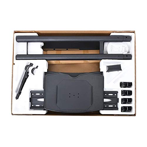 Stand de télévision de sol télescopique mobile avec base multifonctionnelle pour grand écran LCD