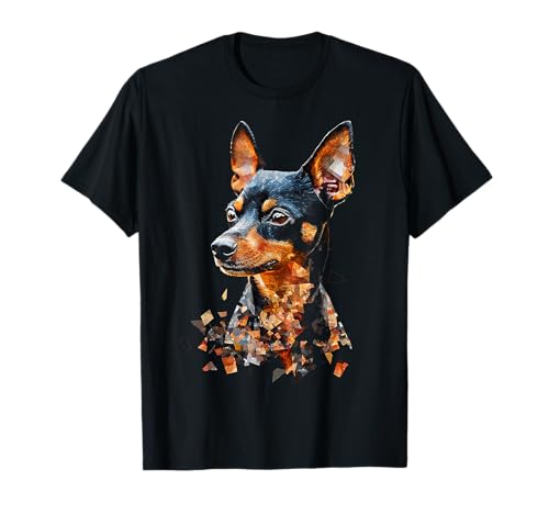 Miniatura Pinscher Perro Pet Artwork Miniatura Pinscher Camiseta