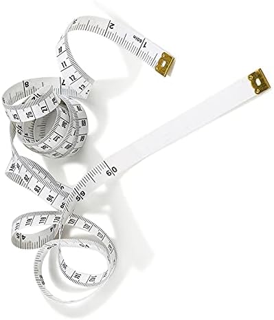 Srechee Tape Measure , Double Sided Measuring Tape for Body Measurements for Sewing, Tailoring, Clothing,Dressmaking Bathroom Scales Soft Flexible Measuring Flat Tape Parcel Ruler - 150cm/60