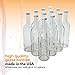 FastRack - W5 Wine Bottles, Bordeaux Liquor Bottles, Clear Wine Bottles, 750 ml Empty Bottles, Empty Bottles for Drinks, Clear/Flint Bordeaux Wine Bottles, 12 per Case