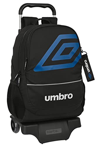 Safta UMBRO Flash - Mochila Escolar con Carro, Ideal para Niños de Diferentes Edades, Cómoda y...