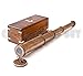 Vintage Copper Finish Telescope with Wooden Box Marine Gift London 1917