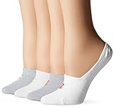 Champion Women's Double Dry 4-Pack Performance Invisible Liner Socks, White/Grey/Assorted, 5-9