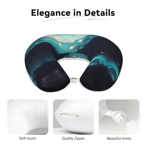 Almohada de viaje de espuma viscoelástica cómoda miniatura 3
