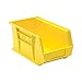 Quantum Storage Systems QUS240 Plastic Storage Stacking Ultra Bin, 14-Inch by 8-Inch by 7-Inch, Yellow, Case of 12 (QUS240YL)