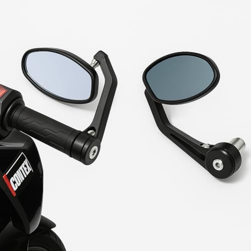 Generic Motorcycle Handlebar Rearview (Side) Mirror - Image 7