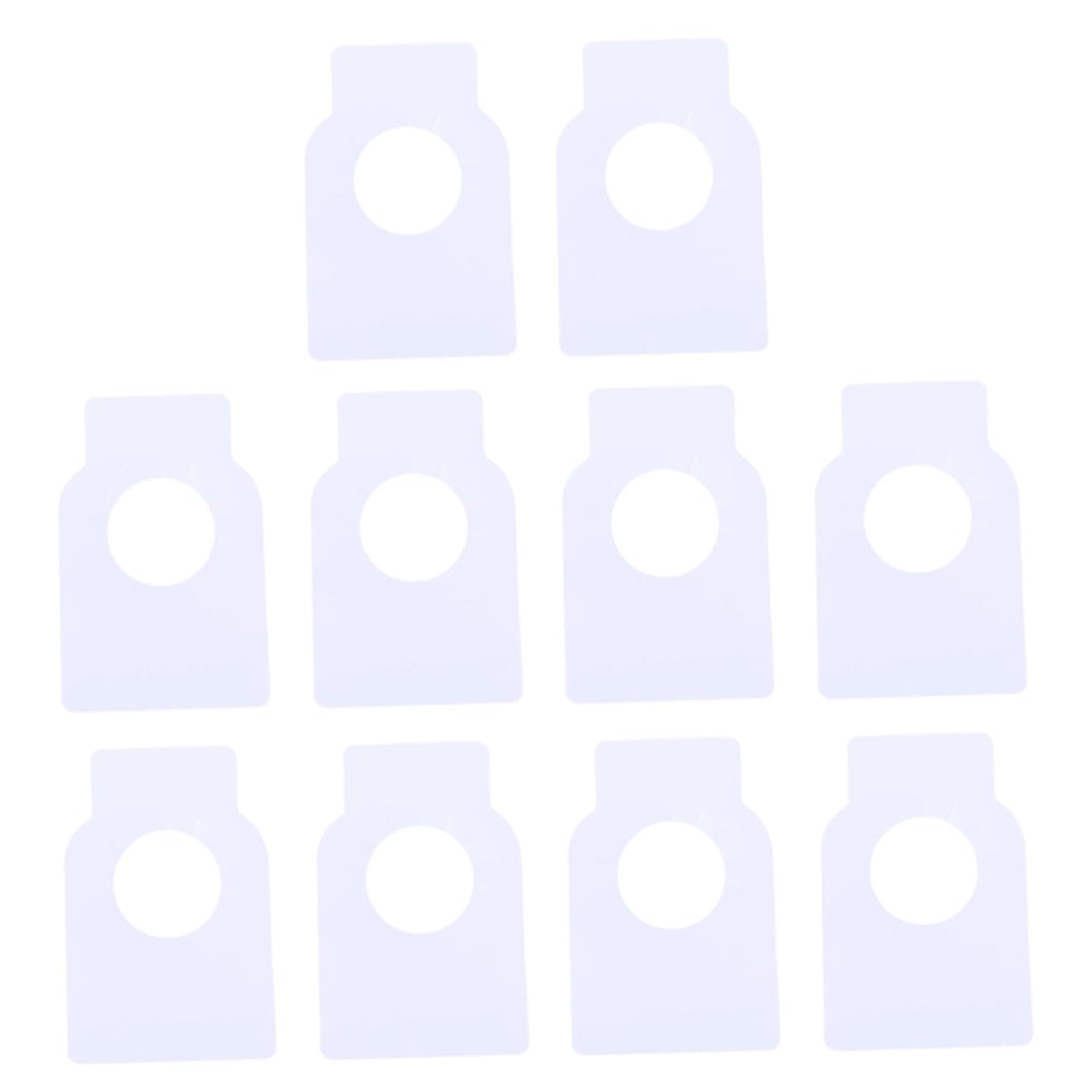 LALADEFIEE 100pcs Double-sided Blank Wine Bottle Tags Reusable Hanging Labels for Diy Tear Wine Cellars Parties for Personalization Creative Designs