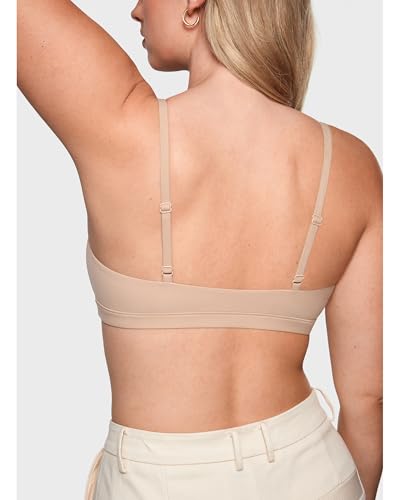 Image of INLYRIC Women's Inbarely Soft Bralettes - Cami Bras No Underwire Seamless Unlined Comfort Bralette