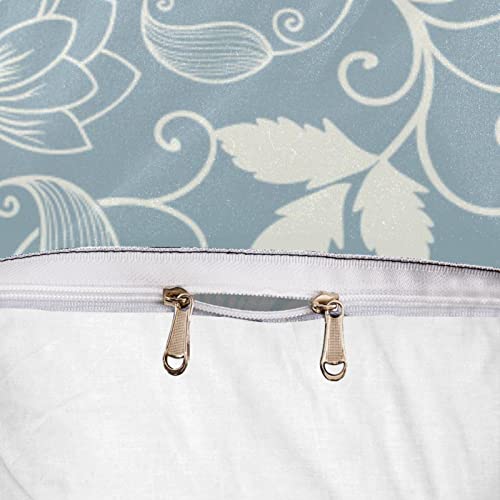 Parure de lit simple bleu clair pour une chambre d'ado ou d'invités cocooning