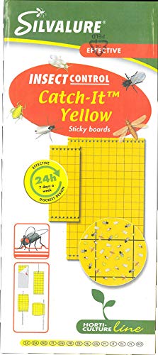 SilvalureYELLOW CATCH IT INSECT CONTROL STICKY BOARDS