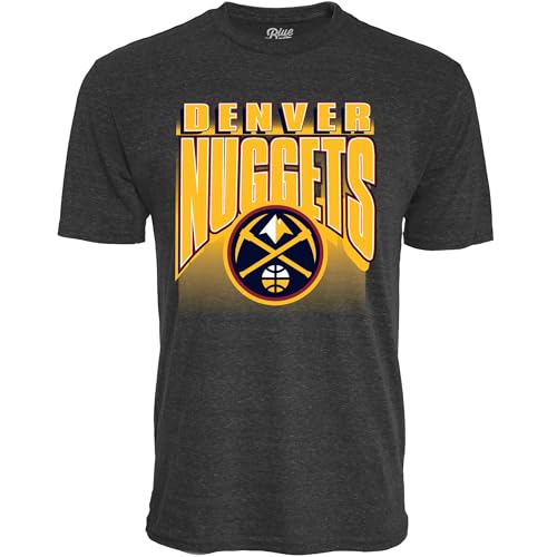 Denver Nuggets NBA Officially Licensed Tri-Blend T-Shirt Starters Black, Large