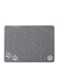 Urban Living „Dog & KATS“ PVC-STAUBSCHUTZTEPPICH HELLGRAU 60X45CM
