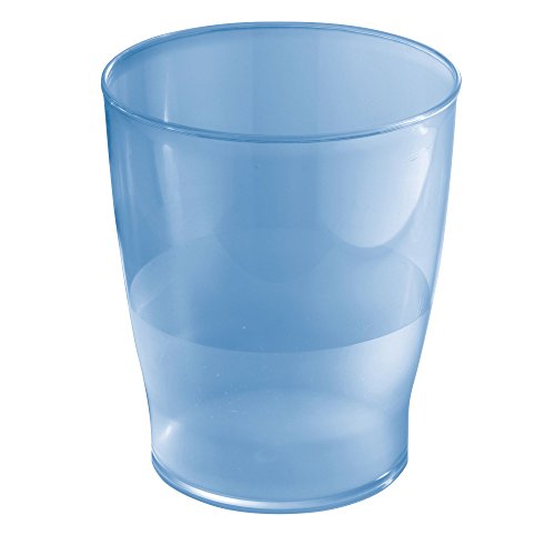 iDesign Franklin Wastebasket Trash Can - Cobalt Blue, 7.75