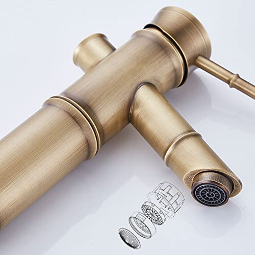 Robinet de salle de bain cascade pour vasque rétro de balcon